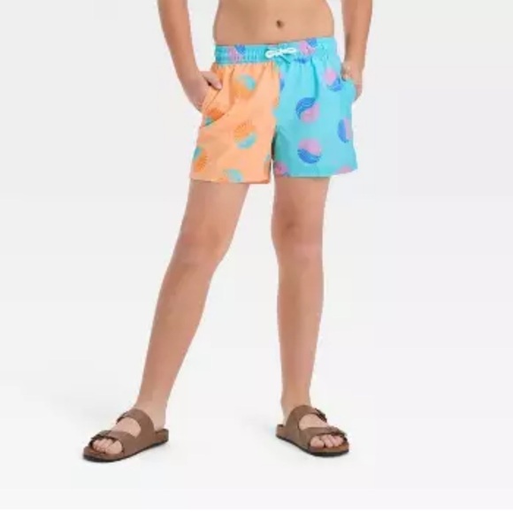 Art Class - Boys' Wave Colorblock Swim Shorts Size M(8) - Picture 8 of 8